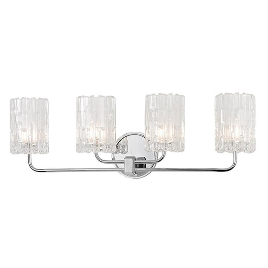 OPEN BOX: Hudson Valley Dexter 4 Light Bath Bracket, Polished Chrome - HV1334-PC