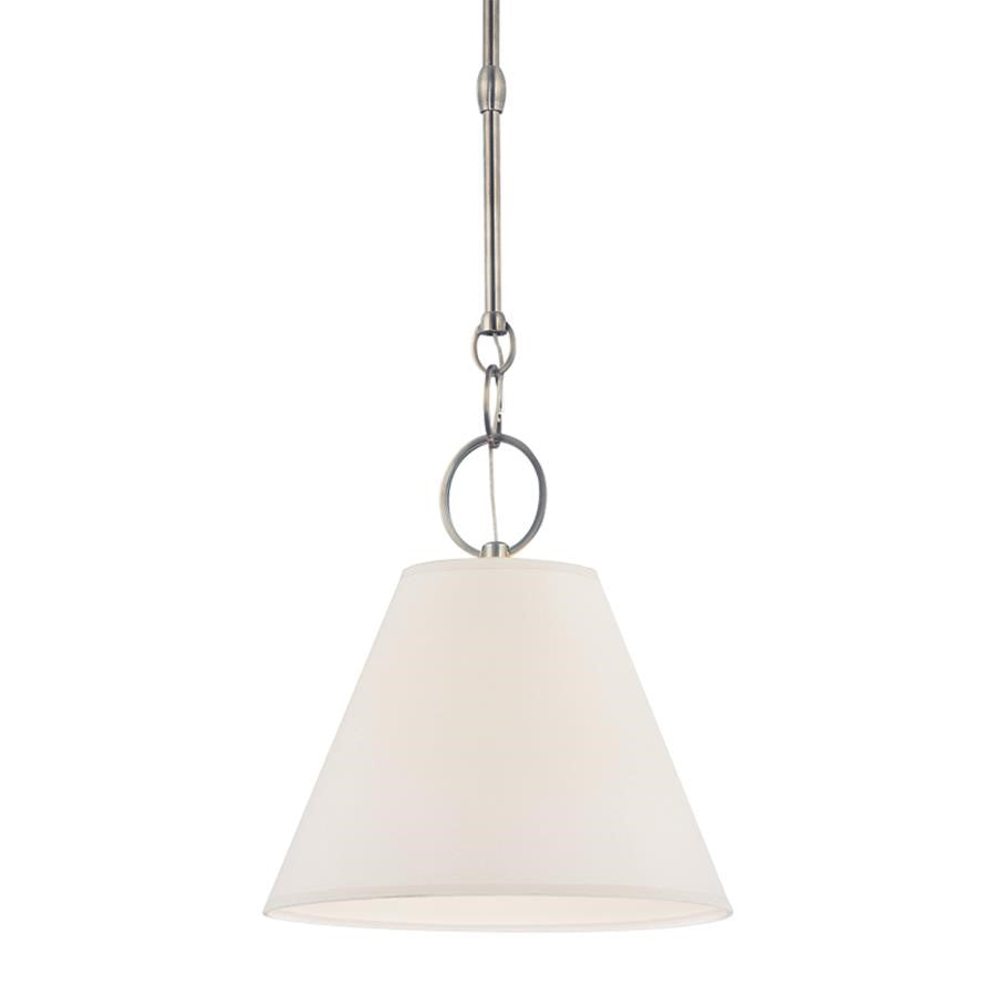 OPEN BOX ITEM: Hudson Valley Altamont 1 Light Pendant, Nickel - HV5612-HN