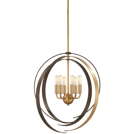 OPEN BOX ITEM: Minka Lavery 5-Light Harvard Court Bronze Flush Mount