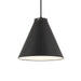 OPEN BOX:Minka Lavery Vantage 1 Light 10" Pendant, Coal - 6201-66A