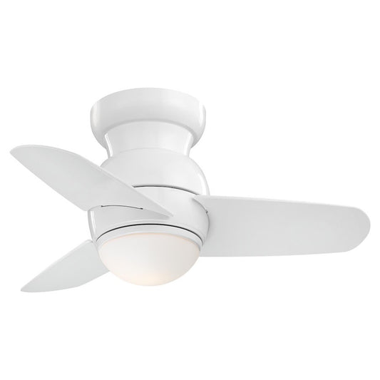 OPEN BOX ITEM: Minka Aire Spacesaver 26" LED Ceiling Fan, White