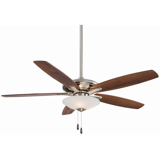 OPEN BOX ITEM: Minka Aire Mojo 52"Led Ceiling Fan, Brushed Nickel
