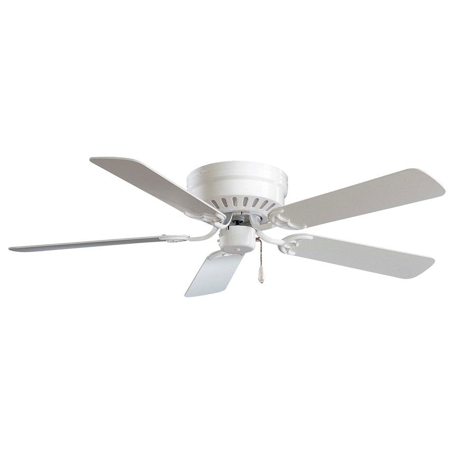 OPEN BOX ITEM: Minka Aire Mesa 52" Flush Mount Ceiling Fan, White - F565-WH