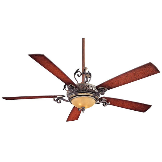 OPEN BOX ITEM: Minka Aire Napoli LED 68" Ceiling Fan, Walnut