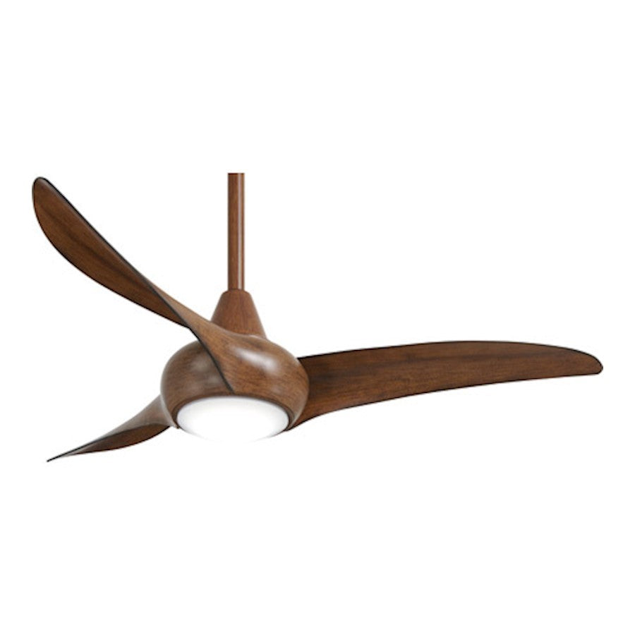 OPEN BOX: Minka Aire Light Wave LED 44" Ceiling Fan, Distressed Koa - MIF845-DK