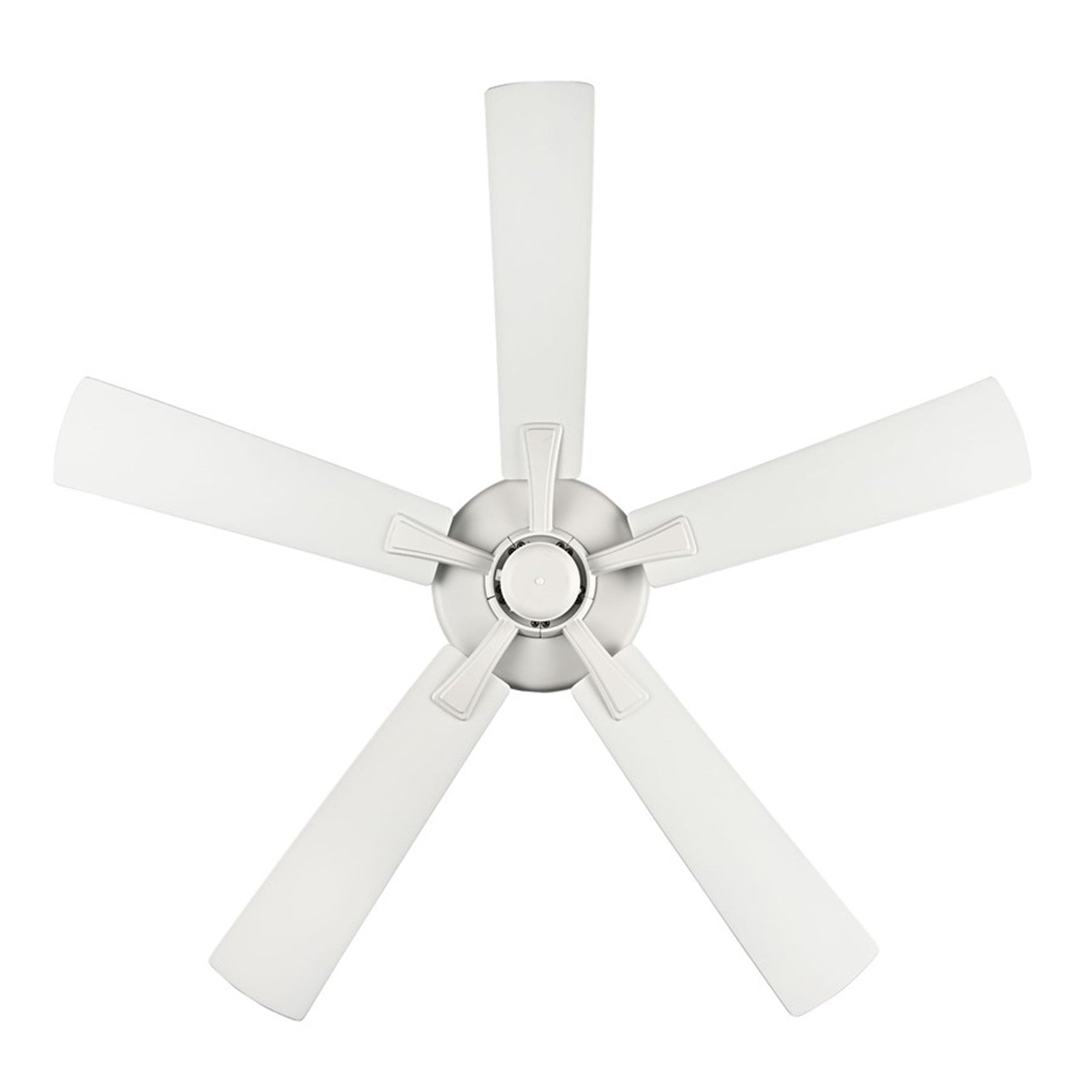 OPEN BOX: RP Lighting Velbreeze 52in 5-Blade Ceiling Fan | Matte White ABS Blades | Covered Patio & Porch | 52 x 52 x 13 in | Model MN1017W-MWW-MWW