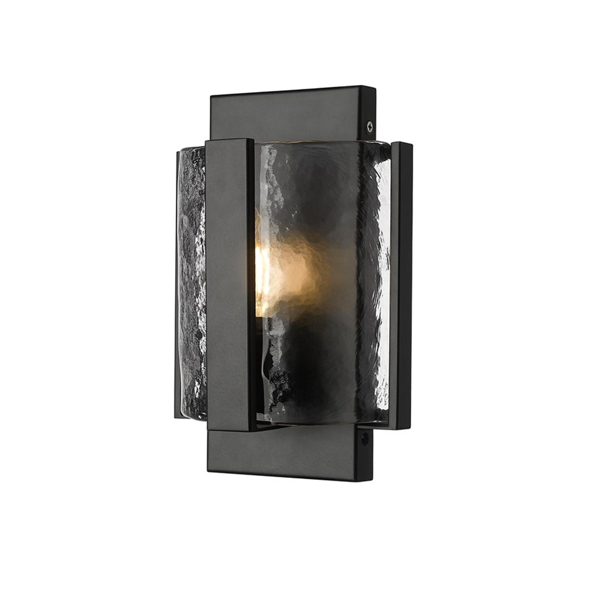 OPEN BOX ITEM: Millennium Rezi 1-Light 10" Wall Sconce, Black/Clear