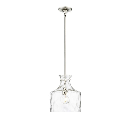 OPEN BOX ITEM: Millennium Santorini 1-Light Pendant, Polished Nickel