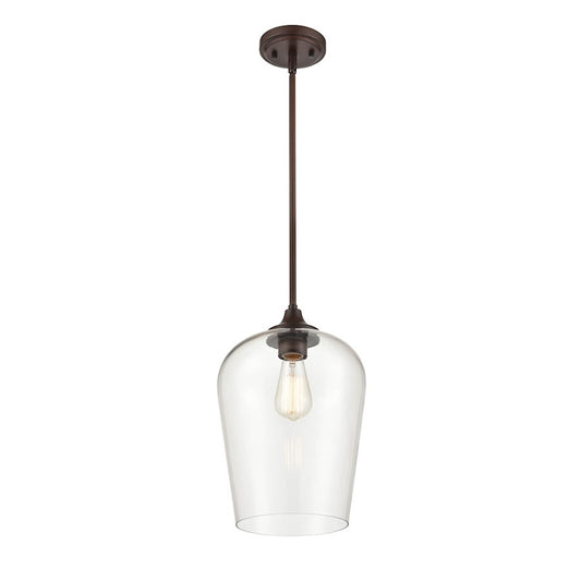 OPEN BOX ITEM: Millennium Lighting 51in 1-Light Vanity Light | Traditional Rubbed Bronze and Clear Glass | Bathroom & Hallway | Model MN9741-RBZ