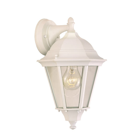 OPEN BOX ITEM: Maxim Westlake Cast 1-Light Outdoor Lantern, White