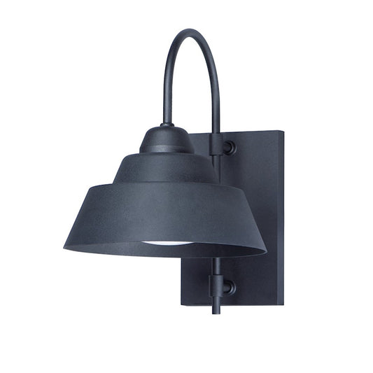 OPEN BOX ITEM: Maxim Shoreline 1-Light Outdoor Sconce, Black