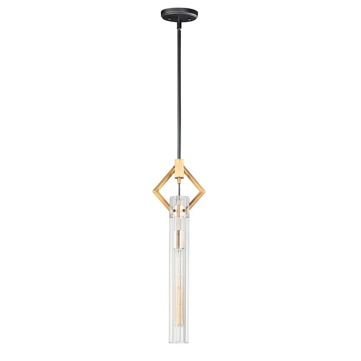 OPEN BOX ITEM: Maxim Flambeau 1-Light Mini Pendant, Black