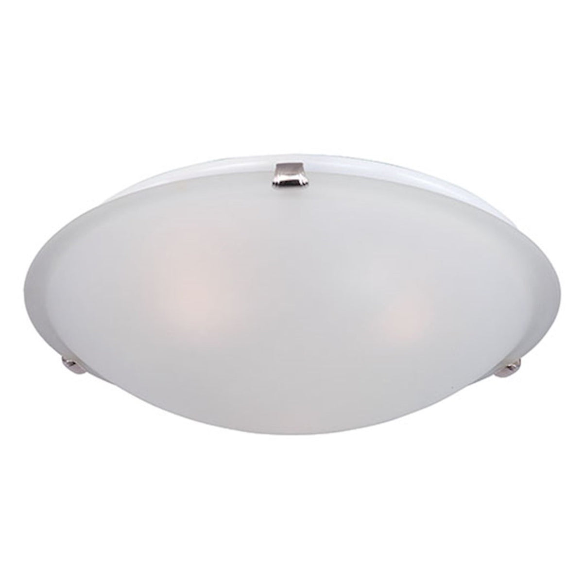 OPEN BOX ITEM: Maxim Malaga 3-Light Flush, Satin Nickel