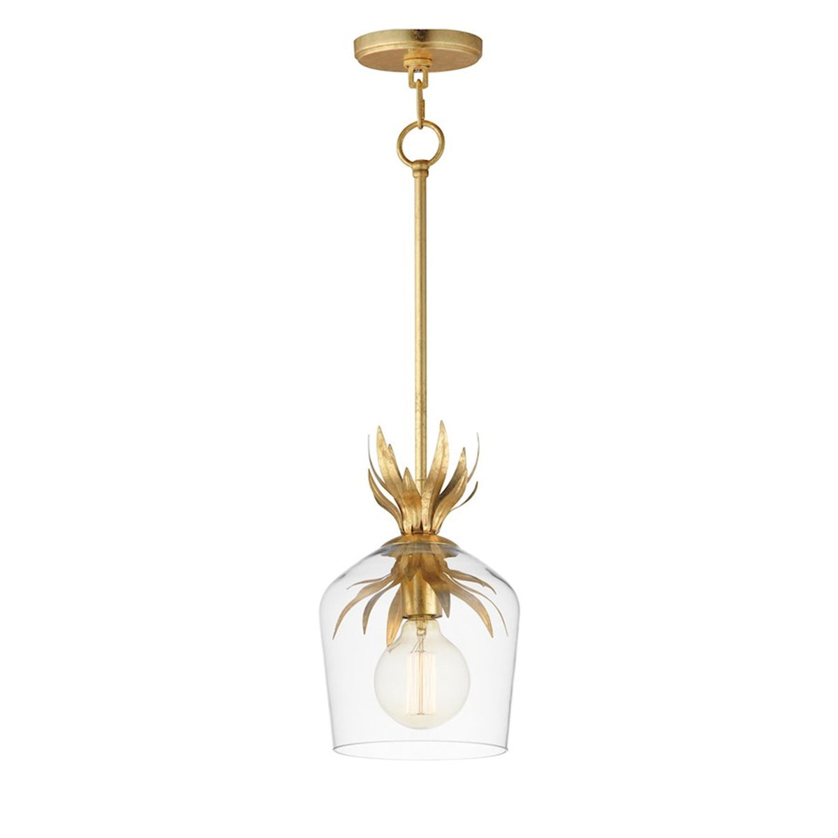 OPEN BOX ITEM: Maxim Paloma 1-Light Pendant, Gold Leaf