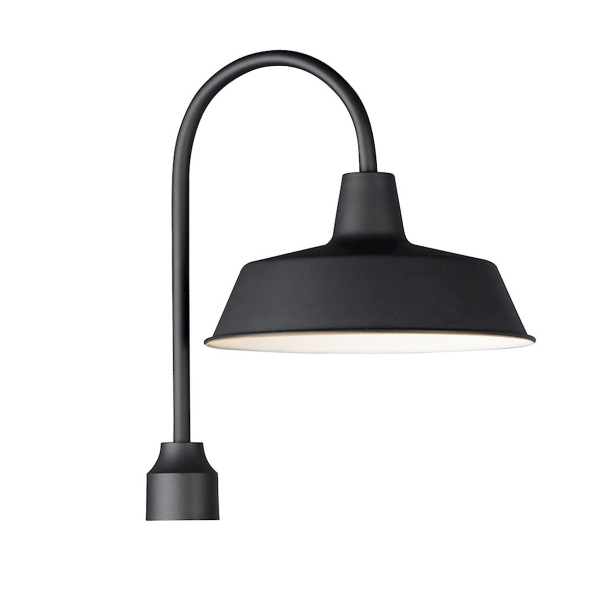 OPEN BOX ITEM: Maxim Pier M 1-Light Outdoor Post Lantern, Black