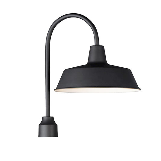 OPEN BOX ITEM: Maxim Pier M 1-Light Outdoor Post Lantern, Black