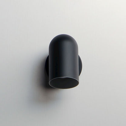 OPEN BOX:Maxim Lighting Spot Light 1-Light Outdoor Wall Mt | Modern Matte Black Aluminum | Entryway & Patio Accent | Model 62003BK