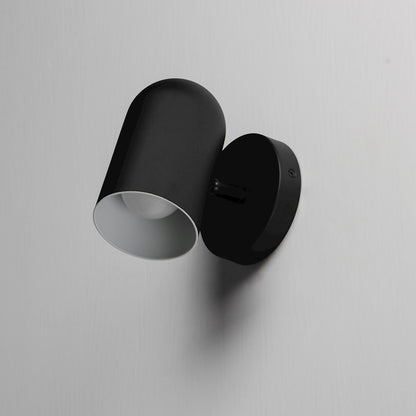 OPEN BOX:Maxim Lighting Spot Light 1-Light Outdoor Wall Mt | Modern Matte Black Aluminum | Entryway & Patio Accent | Model 62003BK