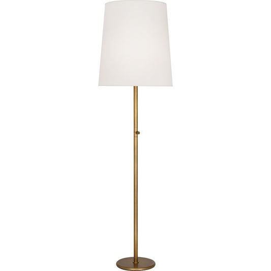 OPEN BOX:Robert Abbey Rico Espinet Buster Floor Lamp, Aged Brass/Fondine Fabric