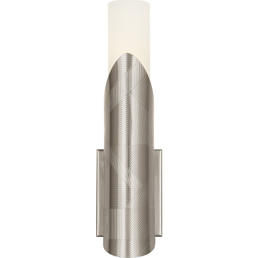 OPEN BOX: Robert Abbey 1 Light 4" Wall Sconce, Polished Nickel