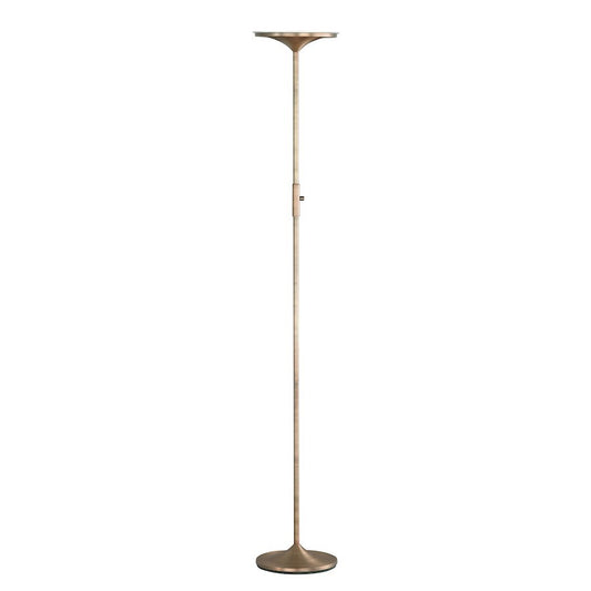 OPEN BOX: Arnsberg Leipzig LED Torchiere, Satin Brass