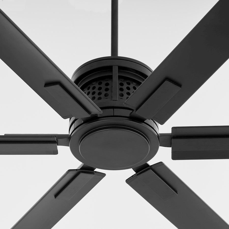 Quorum Zeus 120" Patio Fan, Matte Black