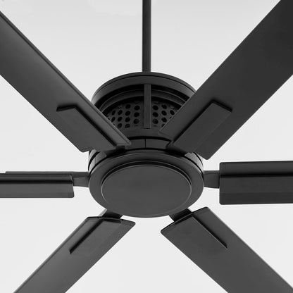 Quorum Zeus 120" Patio Fan, Matte Black