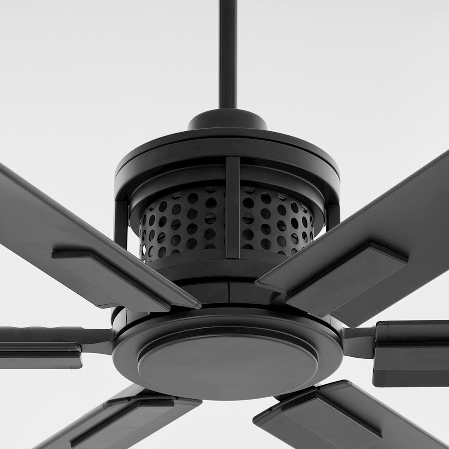 Quorum Zeus 120" Patio Fan, Matte Black