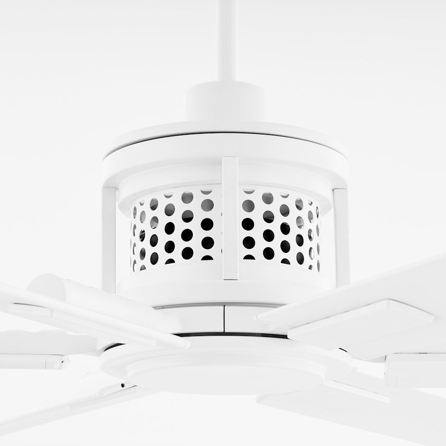 Quorum Zeus 120" Patio Fan, Studio White
