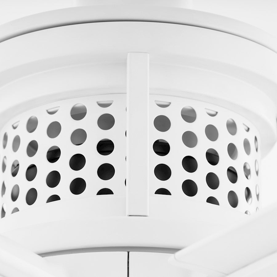 Quorum Zeus 120" Patio Fan, Studio White