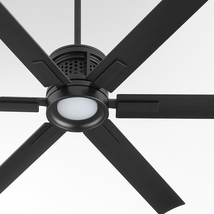 Quorum Zeus 65" Patio Fan, Matte Black