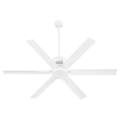 Quorum Zeus 65" Patio Fan, Studio White - 10656-8