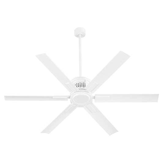 Quorum Zeus 65" Patio Fan, Studio White - 10656-8