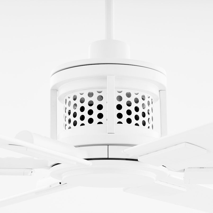 Quorum Zeus 80" Patio Fan, Studio White
