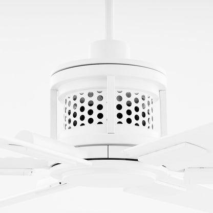 Quorum Zeus 80" Patio Fan, Studio White