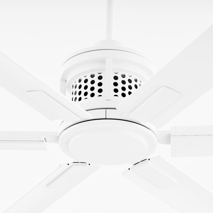 Quorum Zeus 80" Patio Fan, Studio White