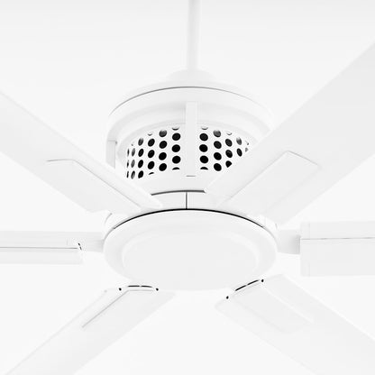 Quorum Zeus 80" Patio Fan, Studio White