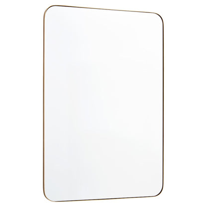 Quorum 24X36 Stadium Mirror, Gold - 12-2436-21