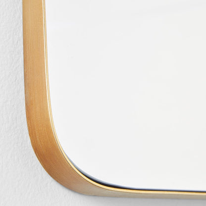 Quorum 30X40 Stadium Mirror, Gold
