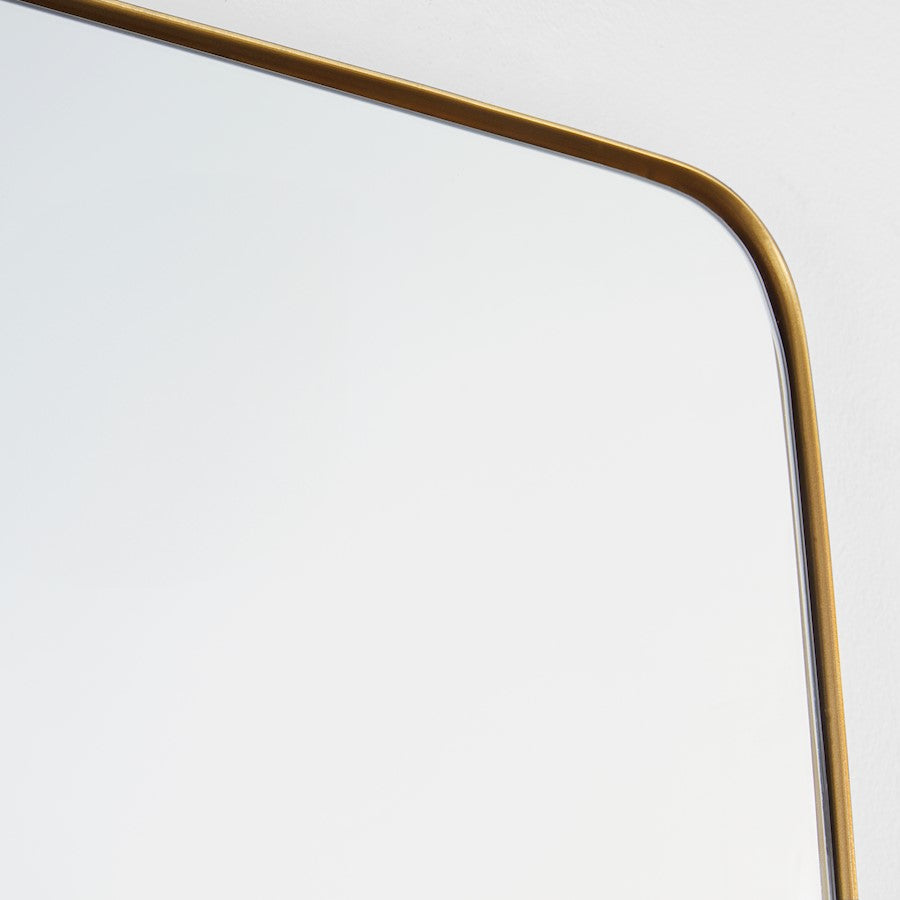 Quorum 30X40 Stadium Mirror, Gold