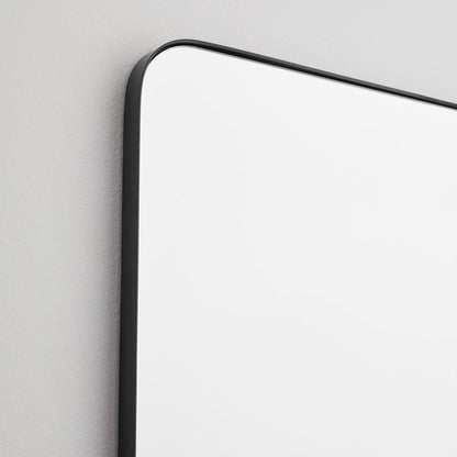 Quorum 30X40 Stadium Mirror, Matte Black