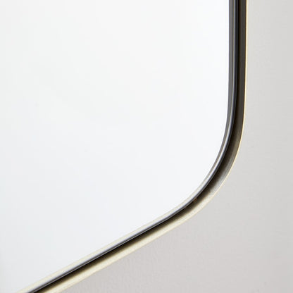 Quorum 30X40 Stadium Mirror, Silver