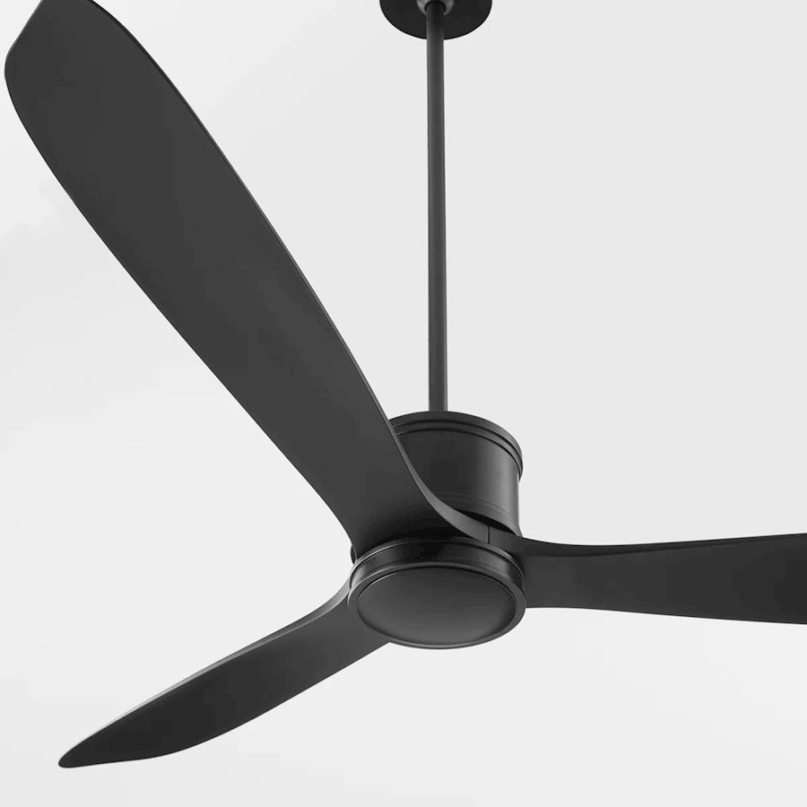 Quorum Portland 58" Wet Patio Fan, Matte Black