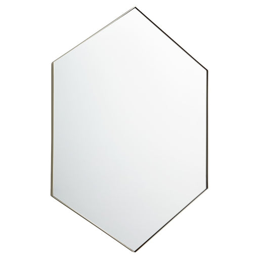 Quorum 28X40 Hexgon Mirror, Silver - 13-2840-61