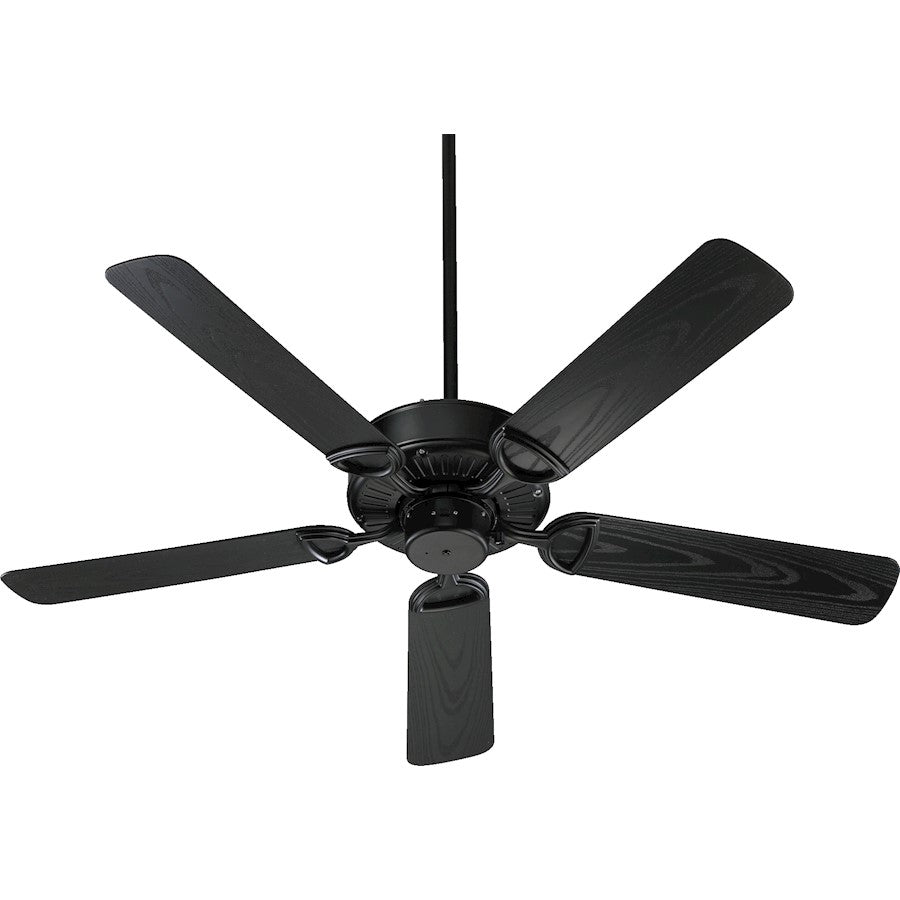 Quorum Estate Patio Ceiling Fan, Matte Black