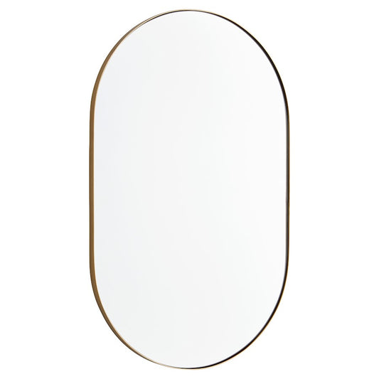 Quorum 20X32 Capsule Mirror, Gold - 15-2032-21