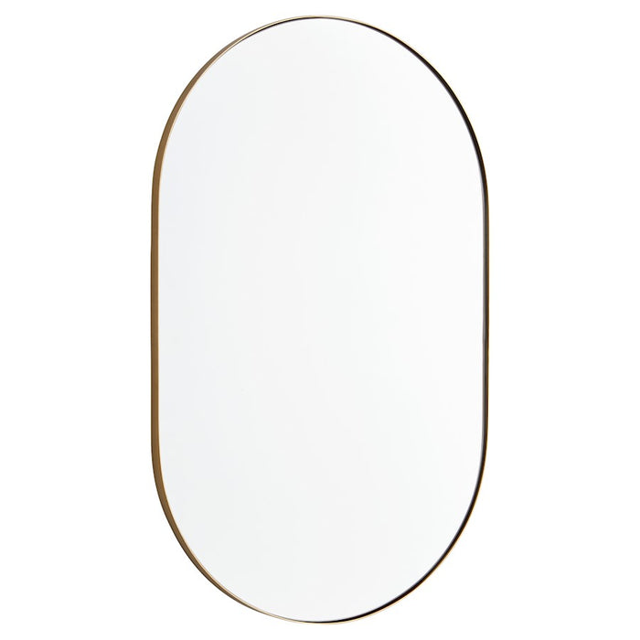 Quorum 20X32 Capsule Mirror, Gold - 15-2032-21
