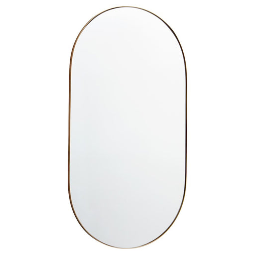 Quorum 21X40 Capsule Mirror, Gold - 15-2140-21