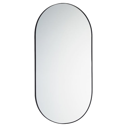 Quorum 21X40 Capsule Mirror, Matte Black - 15-2140-59
