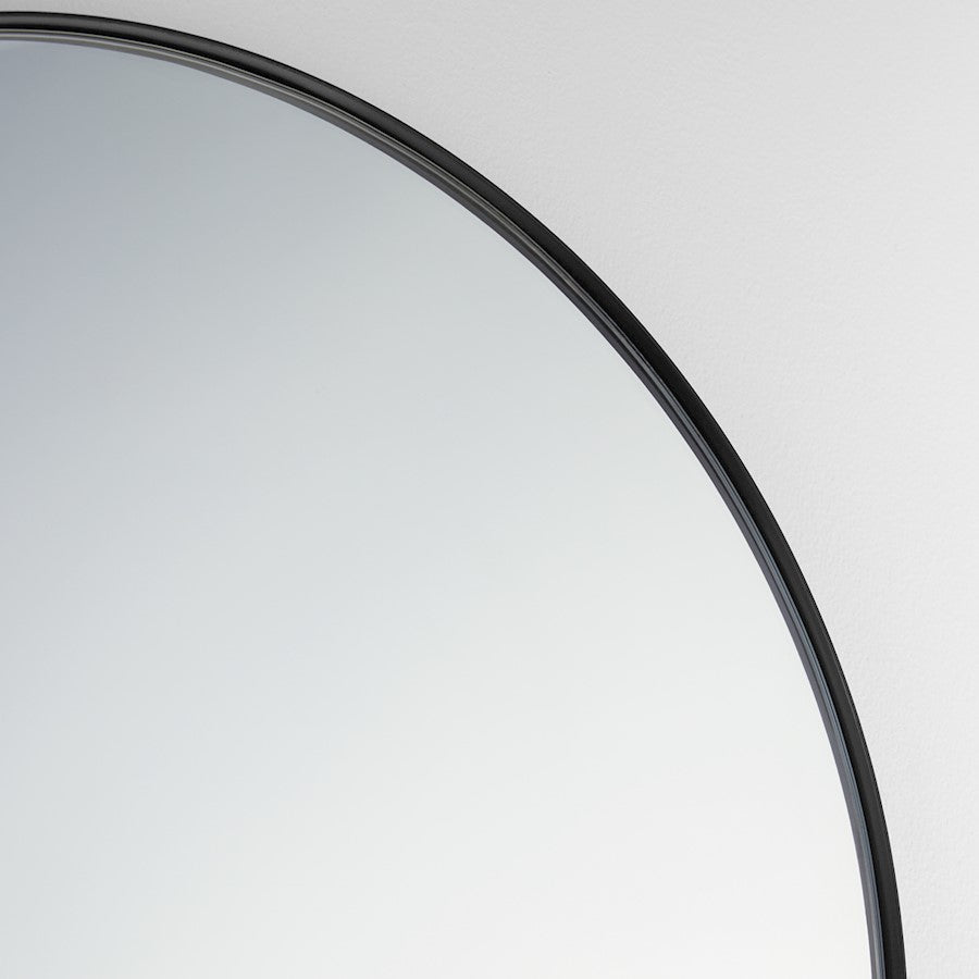 Quorum 21X40 Capsule Mirror, Matte Black